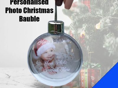 Christmas Photo Bauble Personalized Gift